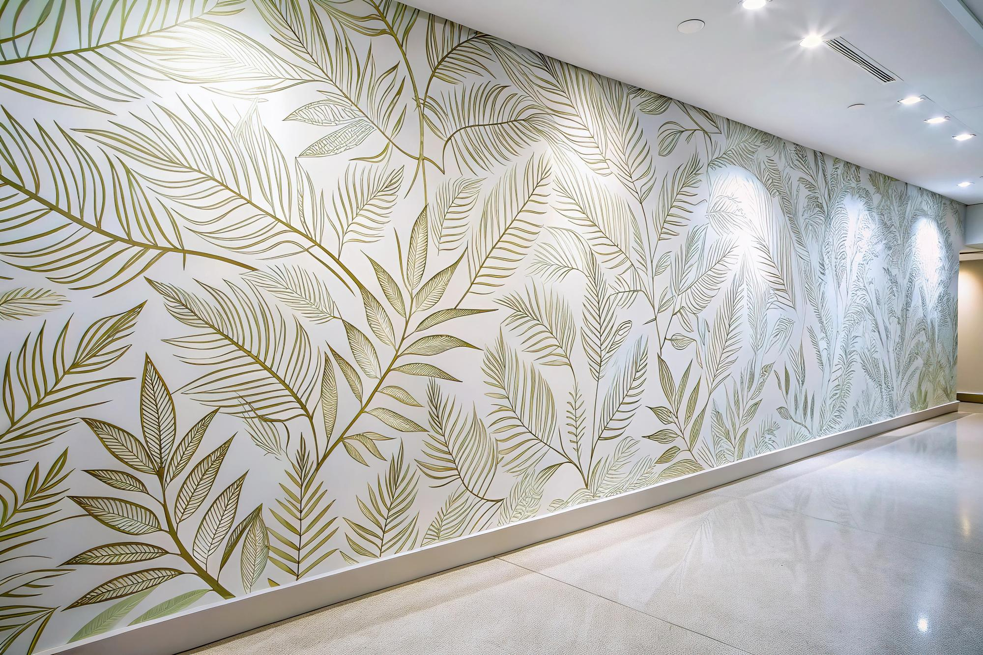 Wallpaper in the hallway – a way to create a WOW effect right from the entrance